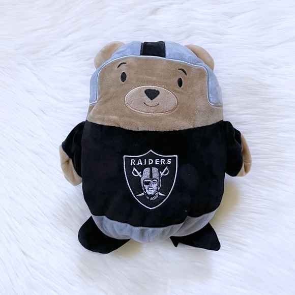 NFL Raiders Kids Full Zip Hoodie That Converts Into A Bear - Picture 2 of 7
